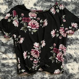 Almost Famous Black Floral Shirt *MOVING SALE*